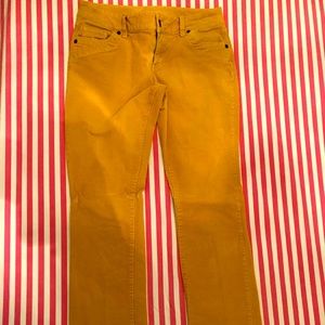 Delias Morgan mustard corduroy pants 9/10